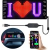 USB ile Çalışan Renkli Esnek LED Panel Işıklı LED Kayan Yazı Özellikli