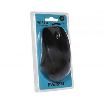 Everest SM-207B Usb Siyah 1200dpi Optik Mouse