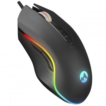 Everest SM-F09 TITANIO Usb Gümüş 7200dpi RGB Mouse