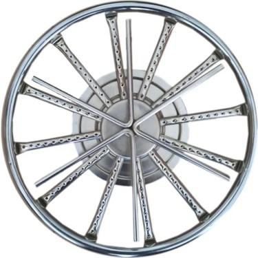 38 Cm Krom Dönerli Künefe Ocağı Tüp Musluğu Filtreli