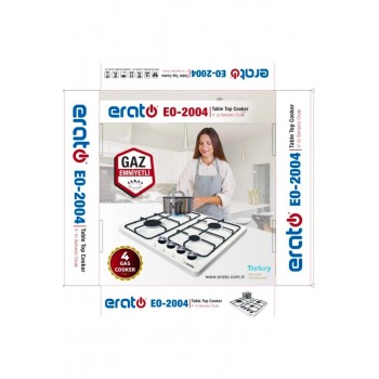 Erato E0-2004 4lü Ocak Doğalgaz