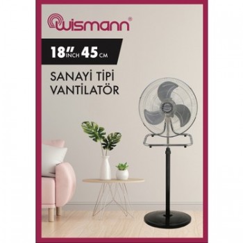 Wismann WS-FN130 3in1 Sanayi Tipi Ayaklı Vantilatör