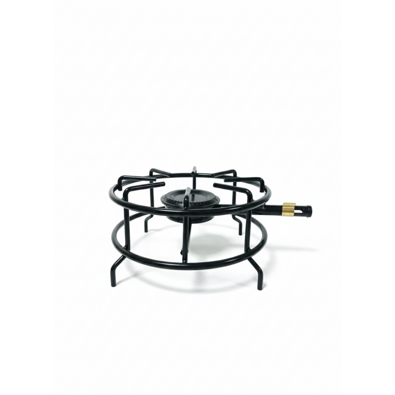 36 cm Siyah Dökme Demir Volkan Ocak – Büyük Boy, Tüp Uyumlu, Profesyonel Kullanıma Uygun