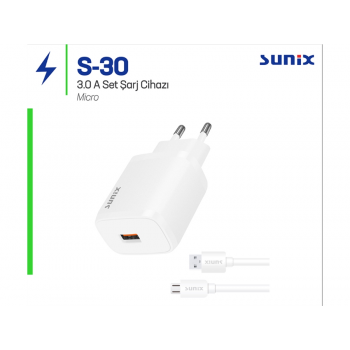 SUNIX S-30 MİCRO ŞARJ