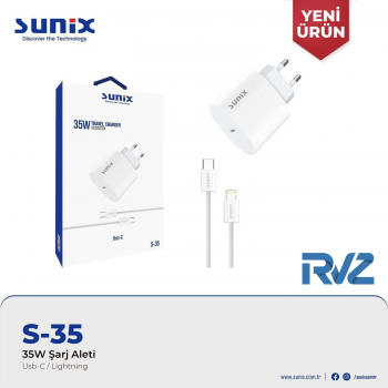SUNIX S-35 İOS ŞARJ ALETİ